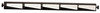 Peterson Lighting 807 Interior Rear View Mirror Mirror, Wide-Angle, Rectangular, Safety, 34"X2.5", box