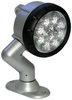 916S by PETERSON LIGHTING - LED Work Light, Round, Pedestal-Mount Swivel 450 Lumen 6.20"X8.60" Multi-volt, white, box