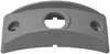 Peterson Lighting B176-13 Marker Light Mounting Adapter Bracket, Curved, Surface-Mount w/ Brush Guard, Gray, 4.07"X1.34",