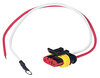 Peterson Lighting B417-48 Brake / Tail / Turn Signal Light Plug Plug, LED 2-Wire, Stripped Lead/ Ring Terminal, bulk pack
