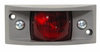Peterson Lighting M122R Clearance Light Incandescent Marker/ Clearance, PC-Rated, Rectangular, Armored, 4.88"X2", red, bulk
