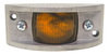 Peterson Lighting M124A Clearance Light Incandescent Marker/ Clearance, PC-Rated, Rectangular, Die Cast, 4.88"X2", amber,