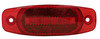 M130R by PETERSON LIGHTING - Incandescent Marker/ Clearance, P2, Rectangular, Hard Hat, w/ Reflex, 6"X2.0625, red, bulk pack