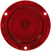 M143FR by PETERSON LIGHTING - Incandescent Marker/ Clearance, P2, Round, w/ Flange, w/ Reflex, 2.5", red, bulk pack