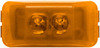 Peterson Lighting M153A Clearance Light LED Marker/ Clearance, P2, Rectangular, 2.50"X1.21", amber, bulk pack