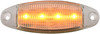 Peterson Lighting M178CA-BT2 Clearance Light LED Marker/ Clearance, P2, Oblong, w/ two .180 Bullets Clear Lens 4.7"X1.50",