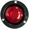 Peterson Lighting M199FR-AMP Clearance Light LED Marker/ Clearance, PC-Rated, Round, AMP, w/ Flange, 2", red, bulk pack