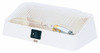 Peterson Lighting M385S Courtesy Light Incandescent Porch/ Utility Light, Rectangular, Clear Colonial White w/ Switch