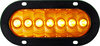 Peterson Lighting M823A-7 Turn Signal / Parking Light Assembly LED Turn Signal, Front & Rear Oval, AMP, Flange-Mount