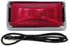Peterson Lighting V150KR Clearance Light Incandescent Marker/ Clearance, PC-Rated, Rectangular, Kit, 2.48"X1.20", red, Viz
