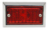 Peterson Lighting V126R Clearance Light Incandescent Marker/ Clearance, P2, Rectangular, 3.75"X2.25", red, Viz Pack
