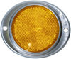 Peterson Lighting V472A Reflector Reflector, Aluminum, Oval, 3", Viz Pack