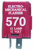 Peterson Lighting V570 Turn Signal Flasher Flasher, 25 Amp Electro-Mechanical, 2-Prong, Viz Pack