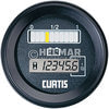 Curtis Instruments 803RB2448BCJ Hour Meter Gauge Battery and Hour Gauge - Model 803 Dimensions with Lift Lockout, 24/48 Volt