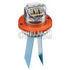 ECCO 9013A Strobe Light 9013 Series Strobe Light - 6 LED, 1 Head,1 Inch Hole Mount, Amber