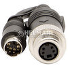 ADPT-09 by ECCO - Multi-Purpose Wire Connector - S-Video To VHS Adapter