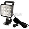EW2450-MG by ECCO - Work Light - 9 LED, Spot Beam, Square, Magnet Mount, White, 12-24 Volt