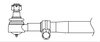 Hendrickson 60239-003 Steering Tie Rod End Assembly Tie Rod Assembly - 4.25" Drop - 250 Ackermann