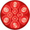 STL43RB by OPTRONICS - 4" Round Sealed LED Stop, Turn and Tail Light, Flush Mount, 3-Function, 10 Super Diode