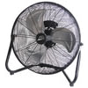 ATD Tools 30320A Shop Fan 20" High Velocity Floor Fan, 3-Speed, 120V 130W, 360-Degree Tilt, 3 Aluminum Blades