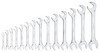 Platinum 99400 Wrench 14 Pc. SAE Full Polished Angle Wrench Set (15° & 60°)