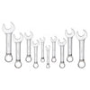 Platinum 99525 10 Pc. Metric Stubby Full Polished Combination Wrench Set