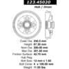 Centric 123.4502 Brake Drum C-Tek Standard Brake Drum