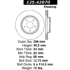 Centric 125.42070 Disc Brake Rotor Centric Premium High Carbon Alloy Brake Rotor