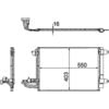 HELLA 351301041 A/C Condenser Condenser