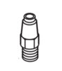 Fuller 5554902 Male Elbow Fitting Male Elbow Fitting - 1/16"X5/32" For FRO's