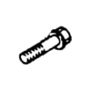 Chrysler MD740892 Transmission Case Cover Bolt Transmission Case Cover Bolt - Hex Head, Flange, M10 x 43.5 Thread Size