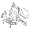 Chrysler 1AM151J3AA Seat Back Panel Seat Back Panel - Rear, fits 2005-2007 Chrysler Town & Country