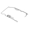 1EK29DK5AA by CHRYSLER - Sun Visor - Passenger Side, fits 2007 Chrysler PT Cruiser