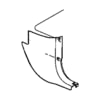 Chrysler 1CL27BD1AD Cowl Side Panel Cowl Side Panel - Driver Side, fits 2006-2010 Jeep Commander