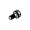 Chrysler MF301343 Engine Mount Bolt Engine Mount Bolt - M10 x 25 Thread Size, with Washer