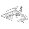 Chrysler 55256496AE RELEASE. Hood Latch. Diagram 4