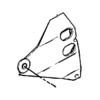 Chrysler 52078605 Transfer Case Shift Fork Bracket Transfer Case Shift Fork Bracket - fits 1994-2001 Jeep Cherokee
