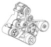 Chrysler 53032523AA BELT. Accessory Drive. Diagram 2