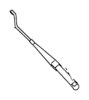 Chrysler MR311077 ARM. Passenger Side, Right. Wiper. Diagram 3