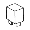 Chrysler 56007236AB Diesel Glow Plug Relay Diesel Glow Plug Relay - fits 1997-1998 Jeep Cherokee