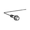 Chrysler J4003673 CLIP. Mounting. Handle to Latch Rod. Diagram 16