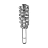 MB910496 by CHRYSLER - SHOCK ABSORBER. Suspension. Diagram 38