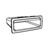 Chrysler 1EJ29BD1AF Instrument Panel Storage Compartment Instrument Panel Storage Compartment - Bin Only