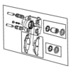 Chrysler V2013767AC PAD KIT. Rear Disc Brake. Diagram 5