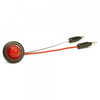 Grote 49282-3 Side Marker Light MicroNova Dot LED Clearance / Marker Light - Red, with Grommet, Multi-Volt, Multi Pack