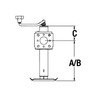 Redneck Trailer TJB2002B Trailer Jack SWIVEL JACK, 20