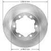 Bendix PRT5827 Disc Brake Rotor Disc Brake Rotor - Iron, 13.70 Inch Diameter, 1.181 Inch Thick, Vented, Smooth