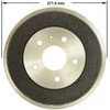 Bendix PDR0844 Brake Drum Brake Drum - Cast Iron, 9 Inch Diameter, 5 Lug Holes