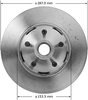 Bendix PRT1017 Disc Brake Rotor and Hub Assembly Brake Rotor
