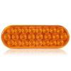 Maxxima M63201Y Warning Light Assembly Strobe Light - Oval, Amber, LED with selectable patterns